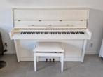 Zeer mooie witte piano van het merk Schimmel, Piano, Ophalen of Verzenden, Zo goed als nieuw