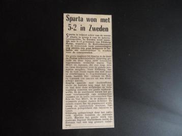 Elfsborg Boras - Sparta 1960/1961 beschikbaar voor biedingen