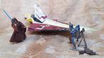 Star Wars - Hasbro - Obi-Wan, Jango Fett, Jedi Star Fighter, Ophalen of Verzenden, Zo goed als nieuw, Overige typen