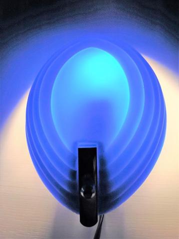 2vintage wandlampen(kobalt )Happylight bedlampen gemerkt 70s beschikbaar voor biedingen
