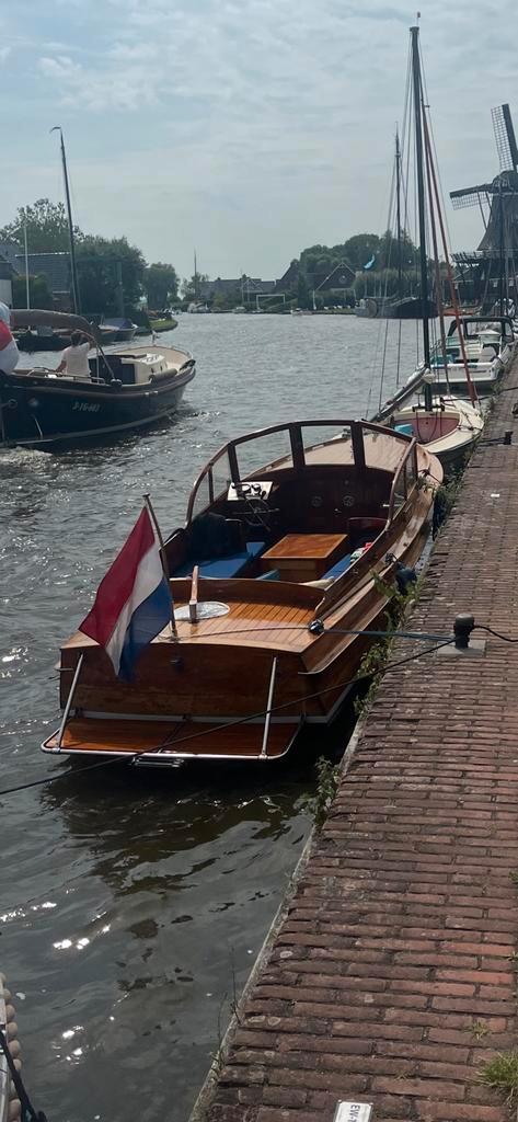Pettersson bakdekker sloep, Watersport en Boten, Motorboten en Motorjachten, Zo goed als nieuw, Hout, 6 tot 9 meter, Diesel, Binnenboordmotor