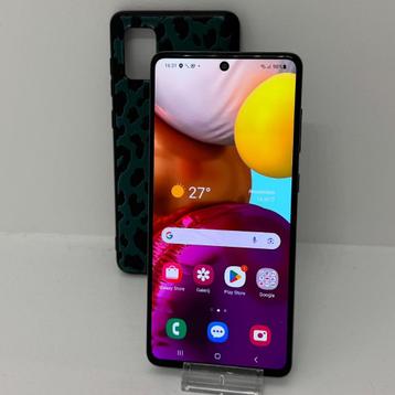 Samsung Galaxy A71 128GB Blauw | Android 13 | In hoes | Met  beschikbaar voor biedingen