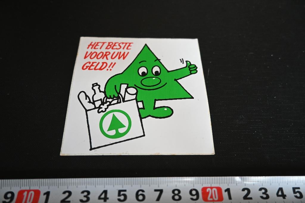 sticker Supermarkt SPAR Het beste voor uw geld !!, Verzamelen, Ophalen, Zo goed als nieuw