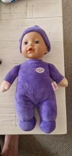 Leuke zachte paarse Baby Born pop van Zapf Creation ZGAN.!!, Kinderen en Baby's, Speelgoed | Poppen, Ophalen of Verzenden, Zo goed als nieuw