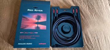 Audioquest Red River 3 meter stereo beschikbaar voor biedingen