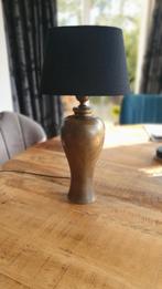 Klassieke bronzen design lamp Jan Frantzen, Huis en Inrichting, Lampen | Tafellampen, Minder dan 50 cm, Gebruikt, Ophalen of Verzenden