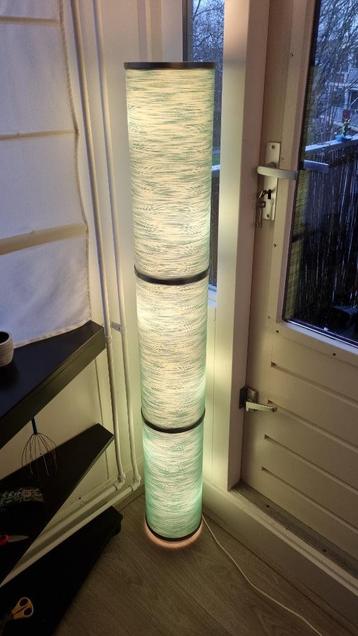 Turquoise sta lamp beschikbaar voor biedingen