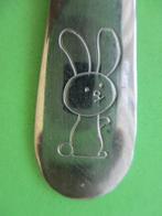 (KB4830) Kinderbestek HUISDIEREN Haasje grote lepel, Ophalen of Verzenden, Gebruikt