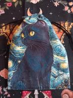 Dice bag, zwarte kat, treasure bag, black cat, Verzenden, Nieuw, Blauw, Dame