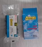 HP 951XL Inkt cartridge cyaan van 123inkt, nog geseald, Computers en Software, Printerbenodigdheden, Ophalen of Verzenden, Nieuw