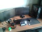 Net buro. Blad is 180 x 100. Met kabelgoot, schaamschot etc, Huis en Inrichting, Bureaus, Ophalen of Verzenden, Gebruikt