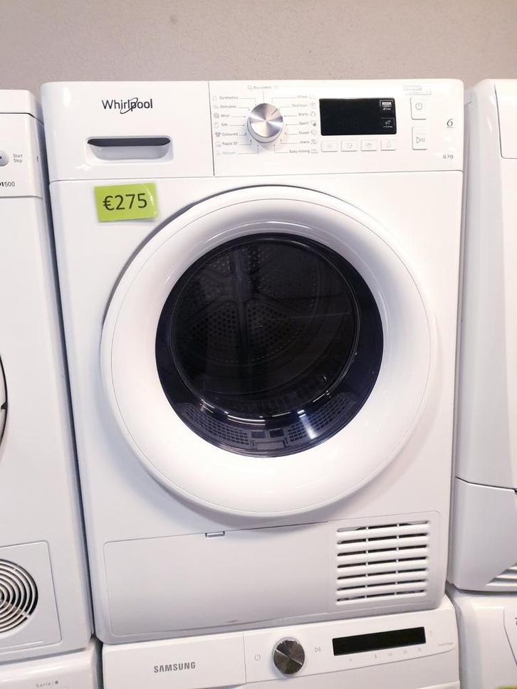 Condens droger Whirlpool 8KG️️️ ️INC GARANTIE, Witgoed en Apparatuur, Wasdrogers, Zo goed als nieuw, Condens, Voorlader, 6 tot 8 kg