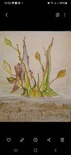 Abstract Schilderij: Planten, Ophalen of Verzenden