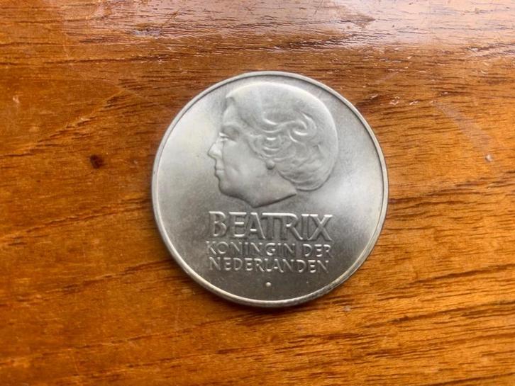 50-Gulden Munt en Laatste Gulden, Postzegels en Munten, Munten | Nederland, Losse munt, 50 gulden, Koningin Beatrix, Zilver, Ophalen of Verzenden
