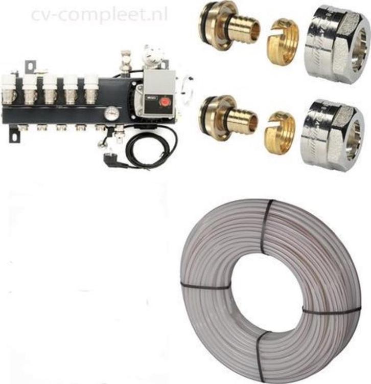 Vloerverwarming buis 16x2.0  Lex/PE rt Prijs 0.45€per meter, Doe-het-zelf en Verbouw, Verwarming en Radiatoren, Nieuw, Overige typen
