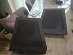 Oude Philips Radio Speakers - Vintage Geluid, Ophalen, Gebruikt, Front, Rear of Stereo speakers, Philips
