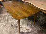 Deens Ovale Walnoot Tafel -220x106 Retro Stijl Nieuw, Ophalen, 100 tot 150 cm, Nieuw, Vijf personen of meer