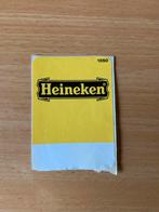 Ongebruikte Heineken Fust sticker geel, Verzamelen, Ophalen of Verzenden, Nieuw, Overige typen, Heineken
