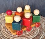 Vintage houten trekwagen Nooitgedagt, Ophalen of Verzenden, Zo goed als nieuw