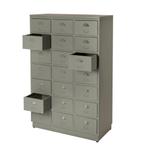 Industriële Metalen Magazijnkast Ladekast Retro Look Vintage, Info@dehanzeherten.nl, 5 laden of meer, Verzenden, 100 tot 150 cm