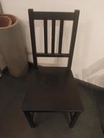Gratis Ikea Stefan stoel - Zwart hout, Huis en Inrichting, Stoelen, Gebruikt, Zwart, Ophalen of Verzenden, Eén