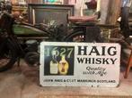 Rariteit en unique emaille Reclame bord HAIG, Ophalen