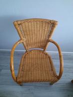 Rotan stoel, Huis en Inrichting, Stoelen, Ophalen, Zo goed als nieuw, Bruin, Eén