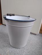 Emaille emmer vintage, Antiek en Kunst, Ophalen