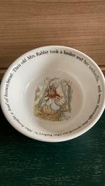 Wedgwood Beatrix Potter Peter Rabbit pap/vla/compote schaal, Bord of Schaal, Ophalen of Verzenden, Zo goed als nieuw, Porselein