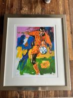 Gesigneerde zeefdruk Lou Thissen 95/150 - Phillip Cocu KNVB, Antiek en Kunst, Ophalen