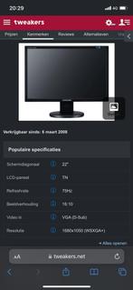 Samsung Syncmaster 2243NW 1680x1050 WSXGA+, Computers en Software, Monitoren, 61 t/m 100 Hz, Samsung, Draaibaar, Overige typen