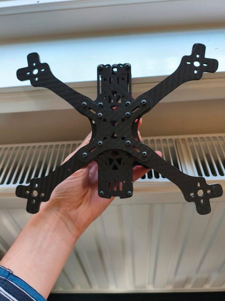5 inch FPV Frame - Carbon met GoPro Mount, Audio, Tv en Foto, Drones, Gebruikt, Drone met camera, Ophalen of Verzenden