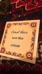 Friese spreuk tegel, Ophalen of Verzenden, Zo goed als nieuw