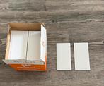 50 nieuwe keramische tegels wit/10x20cm, Ophalen of Verzenden, Nieuw, Keramiek, Wandtegels