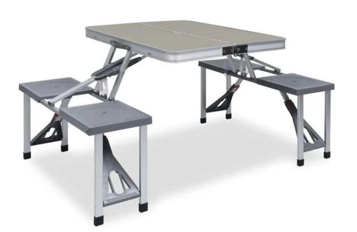 Picknickset picknicktafel campingtafel aluminium GRTS BEZORG, Caravans en Kamperen, Kampeeraccessoires, Nieuw, Verzenden