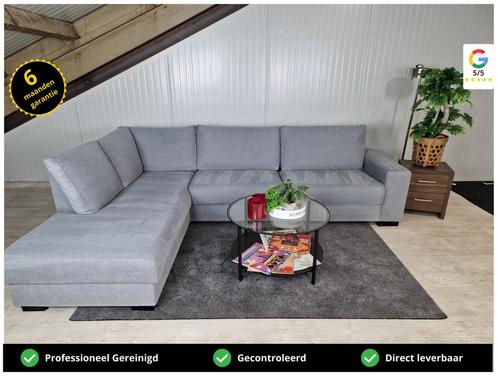 GRATIS LEVERING Z.G.A.N Hoekbank Grijs 295x220 GEREINIGD, Huis en Inrichting, Banken | Bankstellen, Zo goed als nieuw, Hoekbank