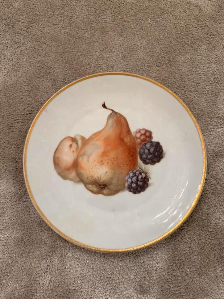Vintage Bavaria Bord met Fruit, Antiek en Kunst, Antiek | Schalen, Ophalen of Verzenden