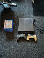 PlayStation 4 + PlaySeat + Games, Ophalen, Met 2 controllers, Original, 500 GB