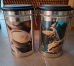 2 leuke blikken voor koffie of thee, Huis en Inrichting, Ophalen of Verzenden, Gebruikt