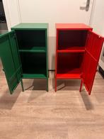 IKEA Lixhult kastjes groen en rood, Huis en Inrichting, Kasten | Lockerkasten, Ophalen, Zo goed als nieuw, Metaal
