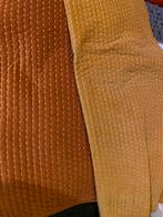 Loods 5 velours plaid oker en roest kleur, Ophalen of Verzenden, Zo goed als nieuw, Vierkant