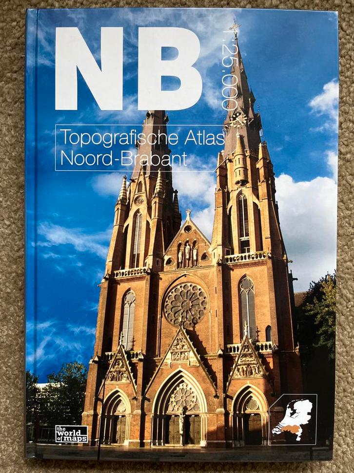 Topografische Atlas Noord-Brabant, Boeken, Atlassen en Landkaarten, Zo goed als nieuw, Bosatlas, Nederland, 2000 tot heden, Ophalen of Verzenden