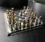 Luxe SJ Checkmate Schaakbord Zilver&Goud Nieuw in verpakking, Huis en Inrichting, Ophalen of Verzenden, Nieuw