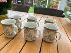 Set van 6 Art-Design Koffietijd kopjes, Huis en Inrichting, Keuken | Servies, Gebruikt, Keramiek, Ophalen of Verzenden, Overige stijlen