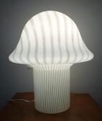 Vintage tafellamp Peill & Putzler mushroom groot model Zebra, Ophalen of Verzenden, Gebruikt, Vintage design mushroom Space Age retro murano Mid-Century