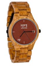 HOUTEN 🆕 HERENHORLOGE 1915 FINE COTTON MADDER!, Nieuw, Ophalen of Verzenden