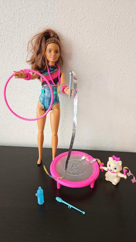 Barbie Dreamhouse Adventures pop turner Teresa, Kinderen en Baby's, Speelgoed | Poppen, Zo goed als nieuw, Barbie, Ophalen of Verzenden