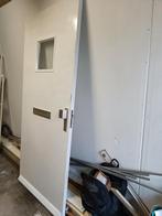 Hardhouten voordeur., Doe-het-zelf en Verbouw, Deuren en Horren, Ophalen, Zo goed als nieuw, Buitendeur, 200 tot 215 cm