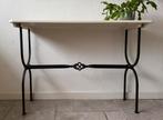 Sidetable, Huis en Inrichting, Tafels | Sidetables, 100 tot 150 cm, Ophalen of Verzenden, Metaal, Landelijk