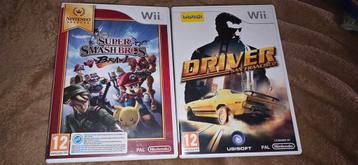 Nintendo WII Super Smash Bros Brawl & Driver beschikbaar voor biedingen